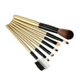 thumbnail image 1 of 7 Uds. Brocha de maquillaje de madera, brocha para sombra de ojos, herramienta para mezclar cosméticos, 1 of 3