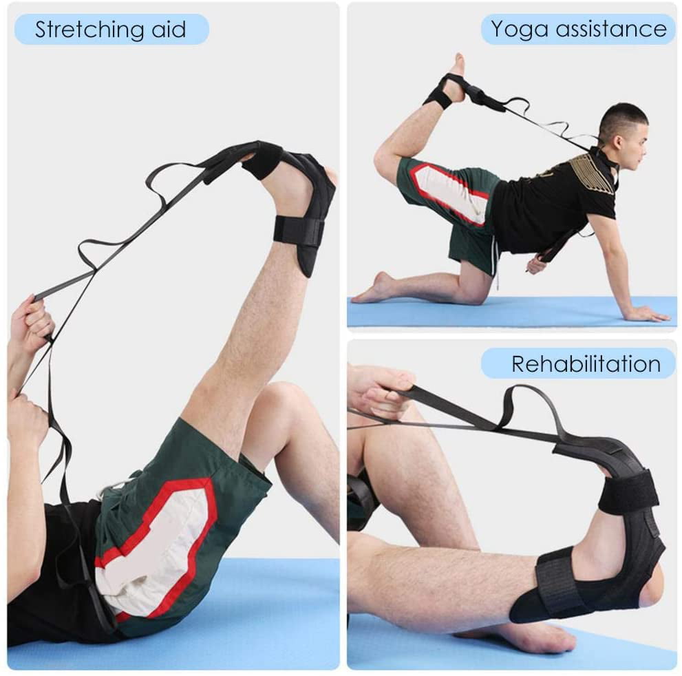 Details about   Yoga Stretching Strap Ankle Ligament Stretcher Belt Band Foot Drop Strap Z0Q H 