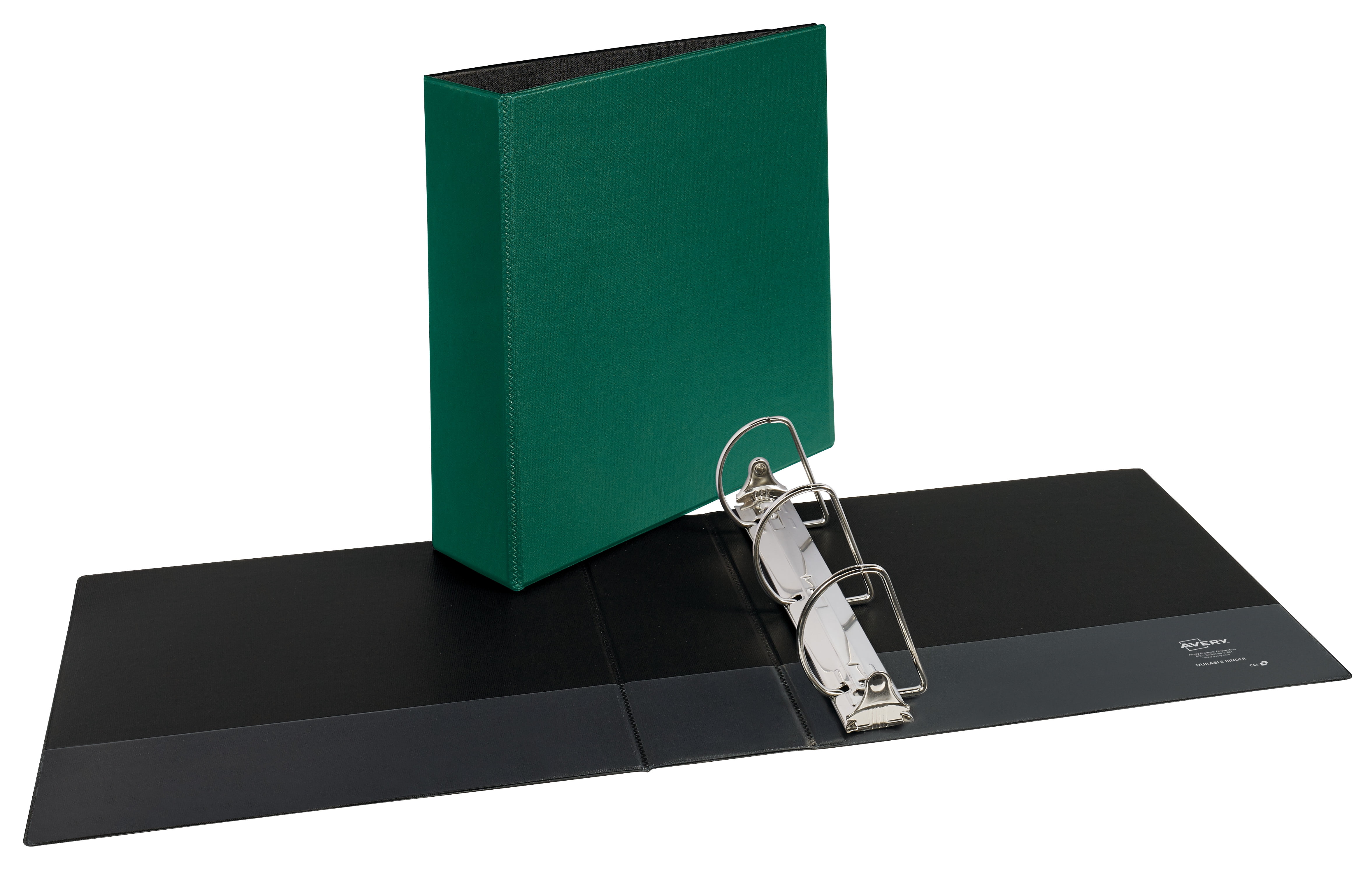 Avery Durable 3 Ring Binder, 3" Slant Rings, 1 Green Binder (27653)
