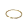 thumbnail image 4 of Pulsera de tenis Swarovski Matrix con piedras transparentes en tono dorado, 4 of 4
