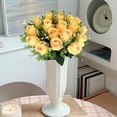 thumbnail image 6 of HuiXinOu 18-Head Artificial Rose Bouquet, Faux Silk Flower Arrangement, Suitable for Wedding Centerpieces, Home Table Decor and Office Parties, Elegant and Lifelike, 6 of 6