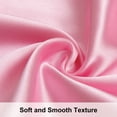 thumbnail image 2 of Ntbay 2 Pack Silky Satin Standard Pillowcases for Hair and Skin, Luxury and Soft Pillow Cases with Envelope Closure, 20" x 26", Pink, 2 of 6