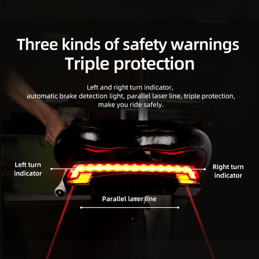 Meilan X5 Fahrrad Rücklicht Bike Remote Wireless Blinker Radfahren LED DHL T6D3