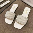 thumbnail image 5 of Anuirheih Women's Flat Sandals Bottomed Casual Shoes Open Toe Open Toe Slippers Sandals Women Clearance(Beige), 5 of 6