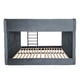 thumbnail image 3 of Litera Individual Hawkins Tapizada en Terciopelo Velvet Gris con Estructura Metálica y Escalera Frontal – Bossa, 3 of 10