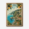 thumbnail image 4 of Italy Amalfi Coast Canvas Wall Art  Vibrant Mediterranean Coastal Print, 4 of 10