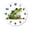 FFclock067, variant on ZXCXRQFa Silent Clocks Cute Farm Animal Chicken Silent Wall Clock Round - Non-Ticking Desk Clock Battery Operated Quiet Decorative for Living Room Home Office School Kitchen (10In)
