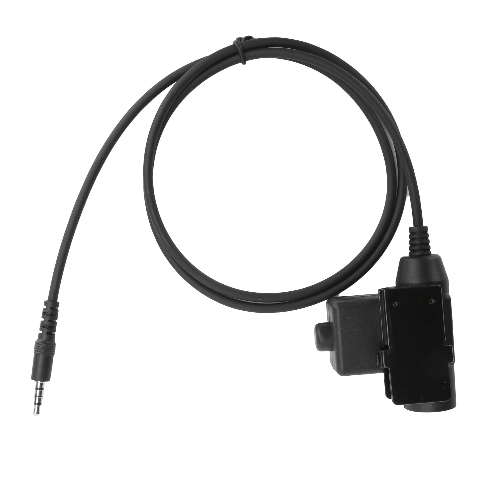 U94 Headset Adapter, Long Lasting 3.5mm Jack PTT Military Adapter