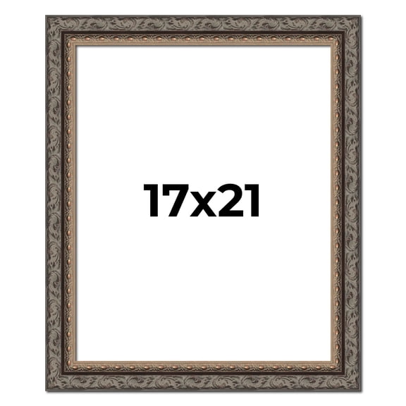 17x21 Frame Black Real Wood Picture Frame Width 2 inches | Interior Frame Depth 0.5 inches | Fitz
