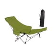 thumbnail image 4 of Silla de salón plegable para acampar 4 equipos ángulo ajustable para senderismo al aire libre Verde, 4 of 8
