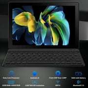 Android 14 Tablet 10 inch,Octa Core Ips HD Touch Screen,12GB RAM + 64GB ROM(TF 1TB), Widevine L1,5000mAh, Wi-Fi 6,Face Unlocked,Black+Keyboard & Mouse Set Black
