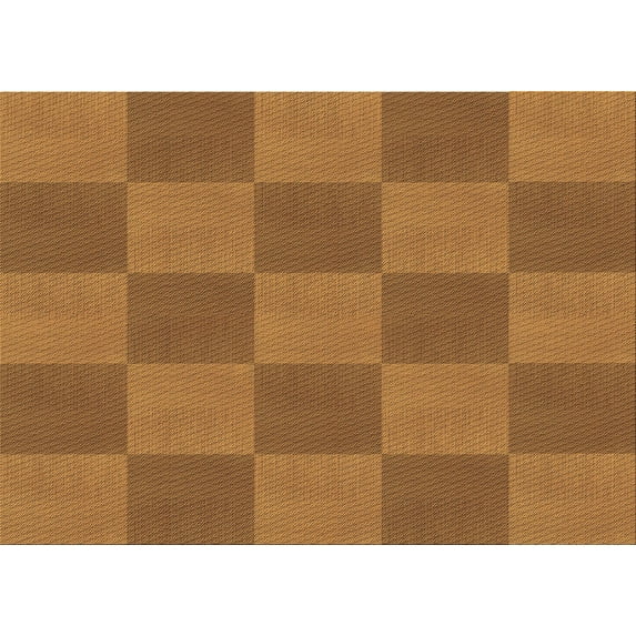 Ahgly Company Indoor Rectangle Patterned Mahogany Brown Area Rugs, 2' x 3'