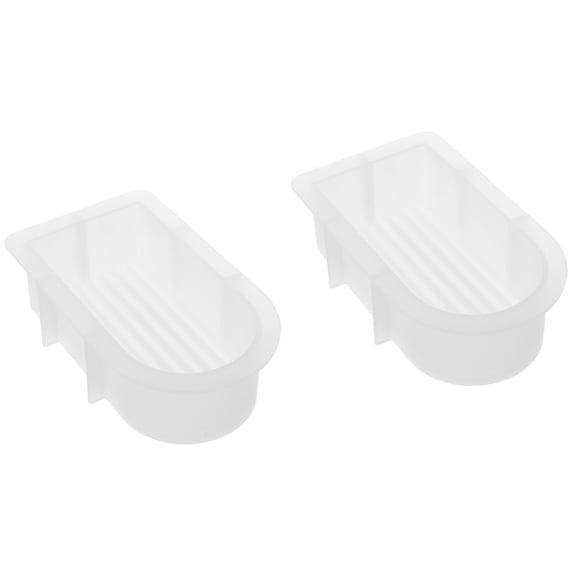 USHOBE Silicone Soap Molds for Soap Making 2Set 5.62X3.18X1.57in
