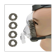 thumbnail image 2 of 12 Piezas de Forros de MáScara Cpap Cubiertas de Tela Reutilizables Que Reducen las Fugas de Aire Irritan la Piel, 2 of 8