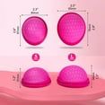 thumbnail image 1 of Reusable Extra Fine Flat Menstrual Cup Silicone Menstrual Disc for Intensive Days with Storage Bag, 1 of 8