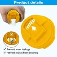 thumbnail image 3 of WIFKLSIIPG Can Covers Upgraded Can Covers for Cola Can Lid Covers Reusable Can Stopper Round Protector Can Lids to Keep Carbonation for Fit Standard Size Cans(Orange), 3 of 5