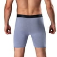 thumbnail image 2 of Mode Hommes Sports Long Gentleman Course sous-Vêtements Porter Jambe Boxeurs Caleçons, 2 of 9