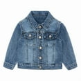 thumbnail image 3 of Boys' Denim Trucker Jacket Blue 90, 3 of 7
