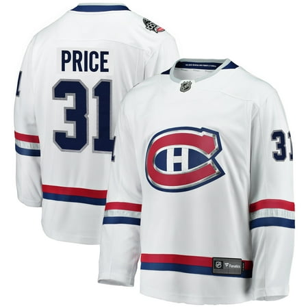 Carey Price Montreal Canadiens Fanatics Branded 2017 NHL 100 Classic Breakaway Player Jersey - White -