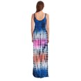 thumbnail image 3 of Riviera Sun Tie Dye Braided Strap Long Dresses 25002-D-XL (Navy Blue Tie Dye, 2X), 3 of 3