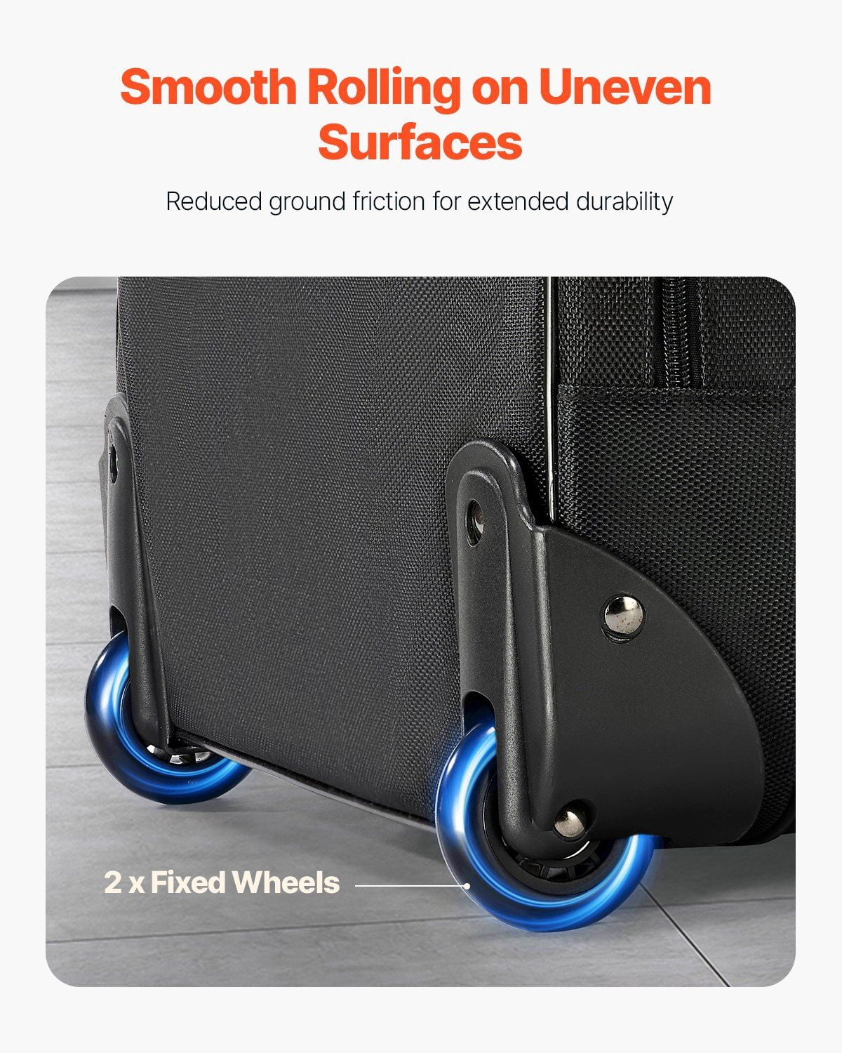 Black Rolling Laptop Bag 15.6 Inch, Wheeled Computer Briefcase for Office & Business, Stylish Work Bag for Women & Men