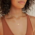 thumbnail image 2 of Turandoss Layered Initial Disc Pendant Necklaces for Women Dainty Pearl Choker Coin Letter Trendy Jewelry Teacher Appreciation Mothers Day Graduation Gifts for Her Mom Kids Teen Girls Wife Ideas, 2 of 8