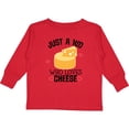 thumbnail image 3 of Inktastic Cheese Lover Kids Boys or Girls Long Sleeve Toddler T-Shirt, 3 of 5