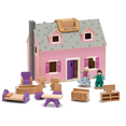 thumbnail image 1 of Casa de Muñecas Plegable de Madera con Accesorios Melissa & Doug Melissa & Doug, 1 of 4