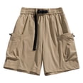 thumbnail image 2 of Cllios Mens Cargo Shorts Below the Knee Summer Utility Workout Shorts Cotton Work Gym Shorts with Multi Pockets, 2 of 8