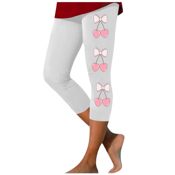 Pantalones de Yoga Capri, Moda Impresa Estiramiento Capris para Mujeres, Poliéster Spandex Entrenamiento Y Ocio