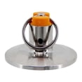 thumbnail image 3 of DimyFew Ball Convert Lid 1.5 Inch Clamp End Cap with Pull Ring PRV Homebrew Cap Pressure Relief Valve Replacement 304 Stainless Steel Fitting Home Brew Connector End Cap Plate DIY Brew 17psi, 3 of 8