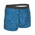 thumbnail image 2 of KLL Blue Star Print Men's Cotton Boxer Briefs Underwear-Small, 2 of 8