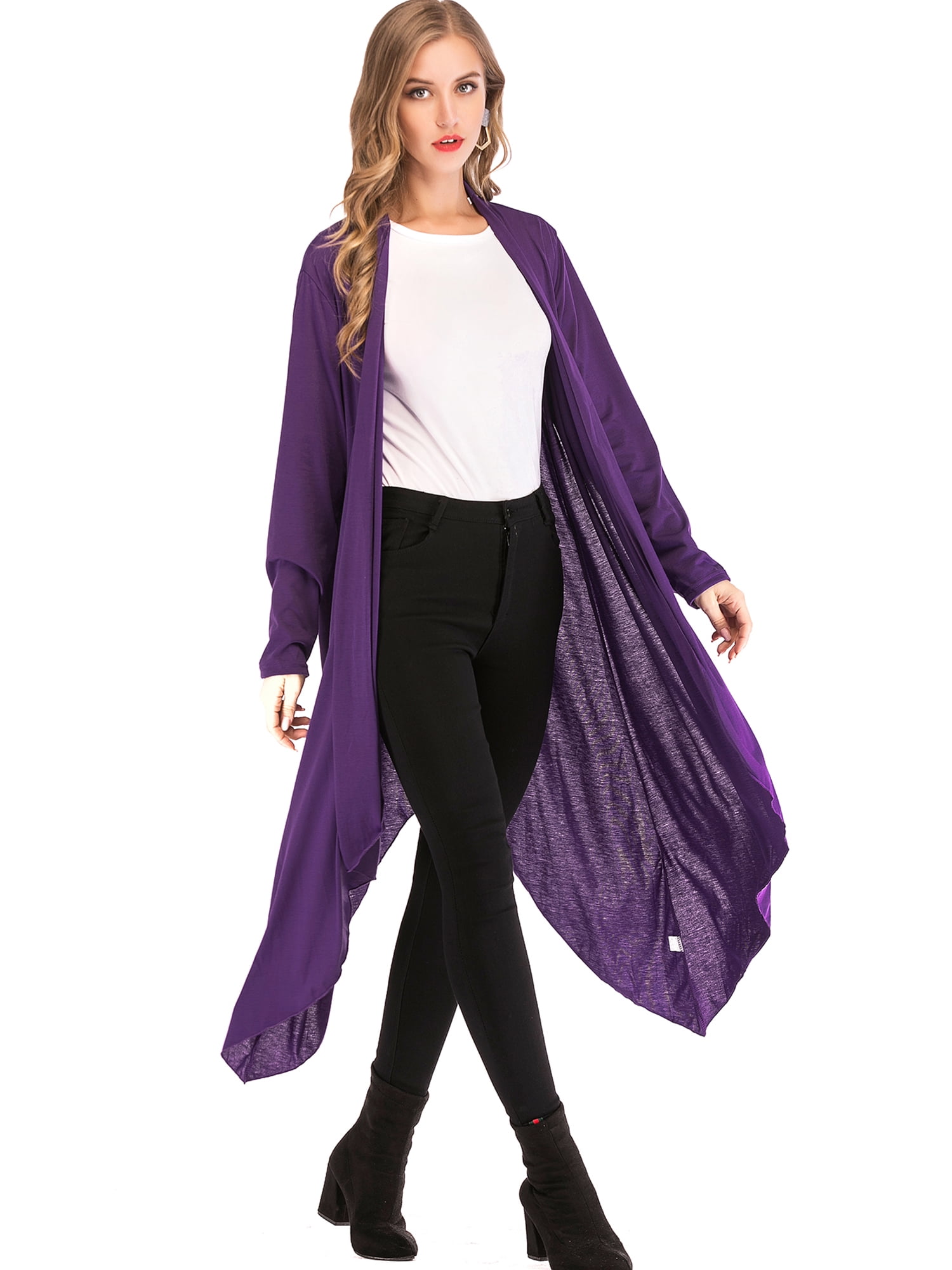 lavender duster cardigan