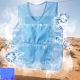 thumbnail image 4 of Cooling Vest for Men Women, Reusable Evaporative Ice Vest, Adjustable Lightweight Cool Vest for Hot Weather Outdoor Work Running Cycling, 4 of 6