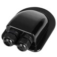 thumbnail image 1 of Restmo IP68 Prensaestopas de entrada de cable solar resistente a la intemperie Carcasa de entrada de cable dual para paneles solares de RV Caravana Marina Barco Cabina Negro, 1 of 5
