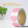 thumbnail image 2 of 2 Inch Dot Matte Pink Color Code Labels for Color Coding and Organization, Round Coloured Easy to Peel, Strong Self Adhesive Dot Stickers, 500 Stickers Per Roll, 2 of 6