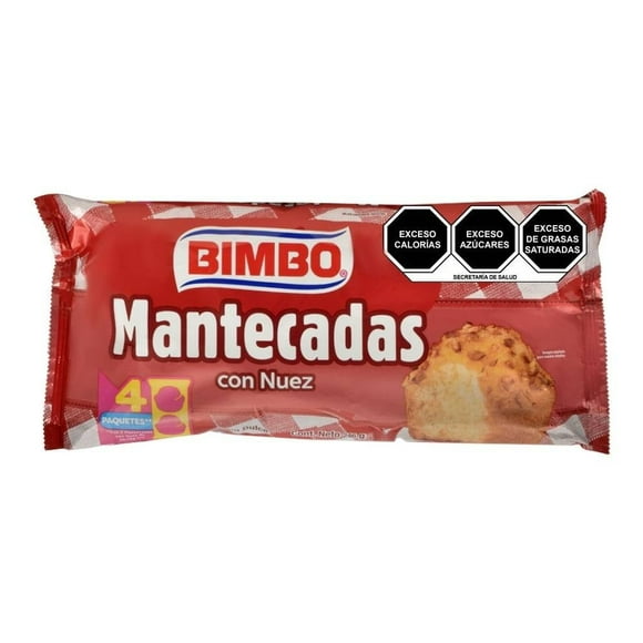 Mantecadas Bimbo   con nuez multipack 246 g