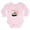 Petal Pink, variant on CafePress - Girls Just Body Suit - Long Sleeve Cotton Baby Bodysuit