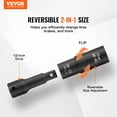 thumbnail image 2 of VEVOR Lug Nut Impact Socket Set 1/2 in Drive Metric and SAE 6-Point Flip Socket, 2 of 9