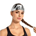 thumbnail image 4 of Lucky star 2pcs Fitness Headbands, Elastic and Breathable, Stay Comfy During Workouts! Ideal for Both Men and Women, Suitable for Running, Yoga, and More Sports Headbands Designs for Everyone, 4 of 8