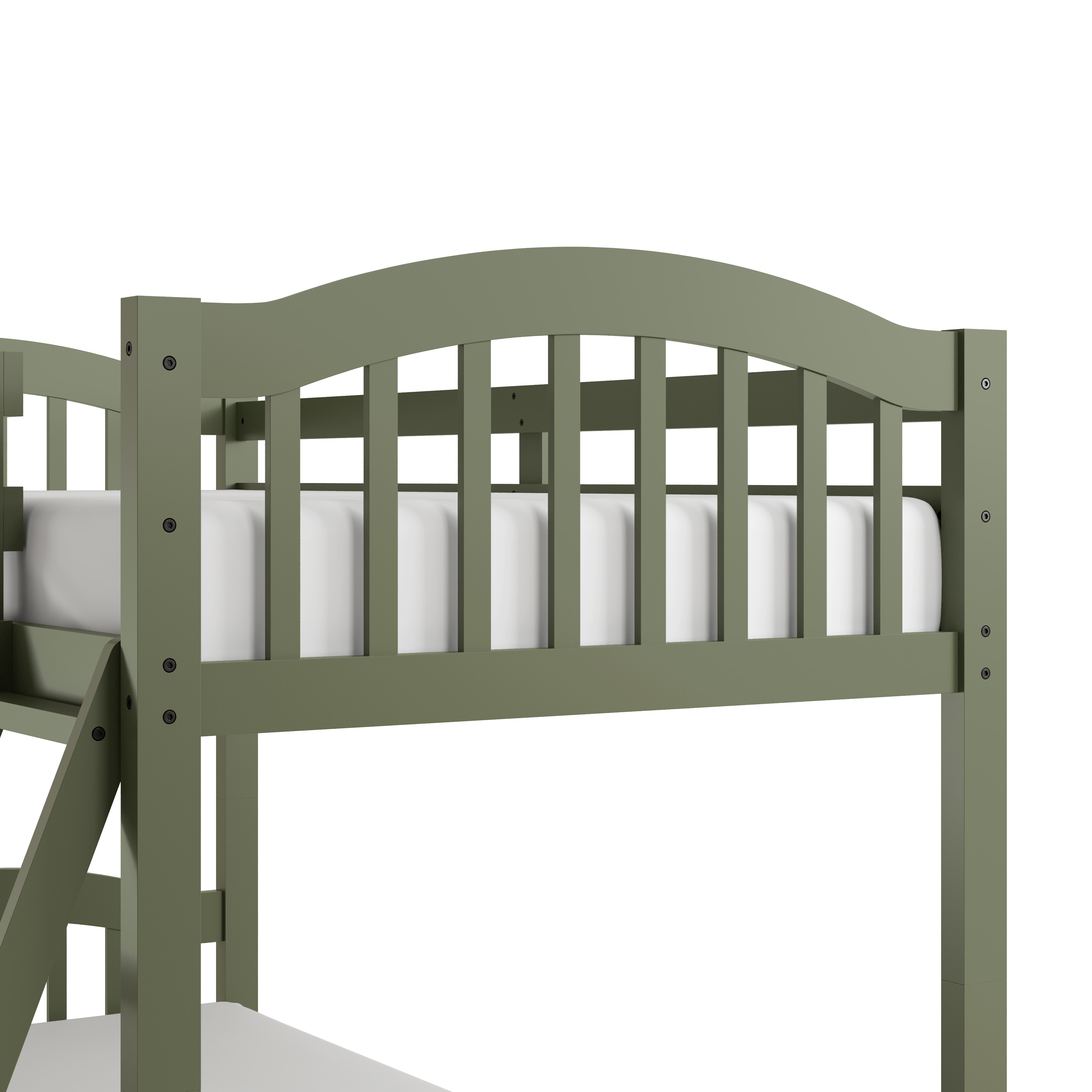 Storkcraft Long Horn Solid Hardwood Twin Bunk Bed