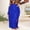 Blue, variant on Generic Women's Sparkly Sequin Skirt High Waist Side Split Bodycon Pencil Midi Skirts Sexy Elegant Cocktail Party Skirt