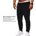 thumbnail image 3 of Pantalones casuales con puños cónicos para hombre cintura con cordón algodón sueltos ANGGREK  Otros, 3 of 8