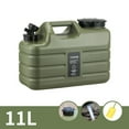 thumbnail image 1 of WIFKLSIIPG Contenant Portable de Stockage d'Eau Extérieur Vert/kaki/noir Réservoir d'Eau en PE avec Robinet (Options 5L/11L/12L) Comprend un Tube d'Extension de Capuchon de Rechange et une Brosse de Nettoyage pour le Camping, 1 of 3