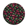 thumbnail image 3 of Spare Tire Cover, Ripe Red Cherry Wheel Cover Tire Covers for Trailers Car Truck Camper Universal Tire Covering Fits Diameter 16 inch, 3 of 7