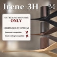 thumbnail image 2 of Atlas Irene 42" Brushed Brass Ceiling Fan with Barnwood Tone Blades, 2 of 7