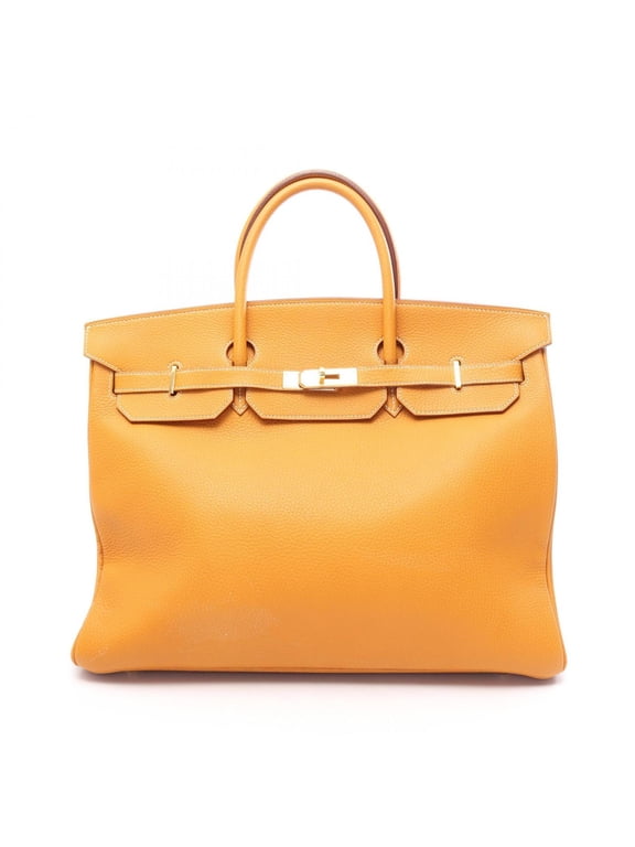Pre-Owned Hermes Birkin 40 Handbag, Togo Leather, Women's, Yellow