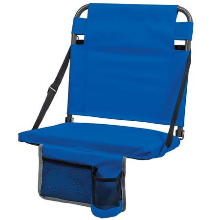EastPoint Sports Portable Bleacher Back Stadium Seat, Blue