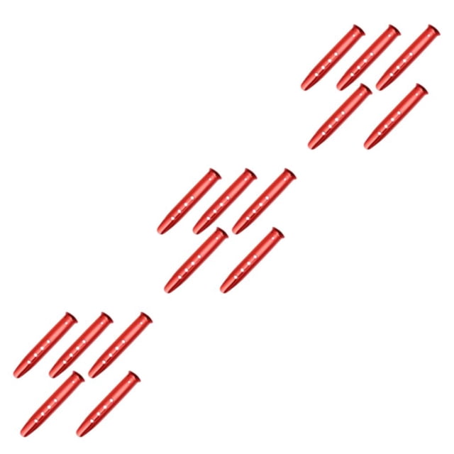 Guardoinrt Set de 5 Piquets de Tente Portables Clous de Sol Robuste et Résistant Neige et Sable Camping Rouge 23cm 3Set