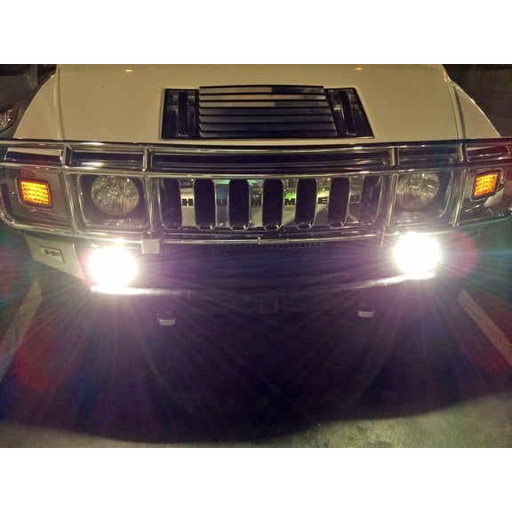 For Hummer H3 Bumper Fog Lamps Driving Lights Kit 2006 2007 2008 2009 2010